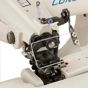 CONSEW CM-101-1 Single Needle Blindstitch Industrial Sewing Machine for Hemming Drapery, Curtains & Apparel - Complete Setup, Table, Stand Included