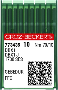 Groz-Beckert DBX1 GEBEDUR Industrial Sewing Machine Needle — Pack of 10