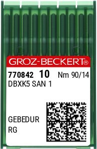 Groz-Beckert DBXK5 SAN 1 Industrial Sewing Machine Needle — Pack of 10 - Image 2 of 2