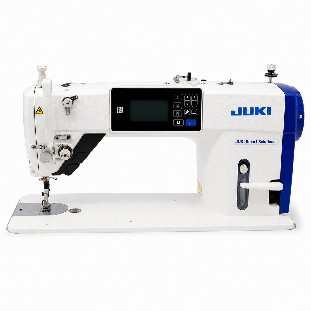 JUKI DDL-9000C-SSH-NB-AK154 Single Needle Direct Drive Digital High-Speed Lockstitch Industrial Sewing Machine for Heavy Weight Materials with Wiper, AK-154 Auto Foot Lifter & Automatic Thread Trimmer - Complete Setup, Table, Stand Included