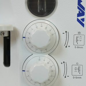 SPEEDWAY® DECO 2780 Double Needle Post Bed Decorative Stitch Heavy Duty Unison Feed Walking Foot Sewing Machine Assembled with Table and Stand Included