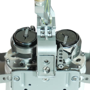 SPEEDWAY® DECO 2780 Double Needle Post Bed Decorative Stitch Heavy Duty Unison Feed Walking Foot Sewing Machine Assembled with Table and Stand Included