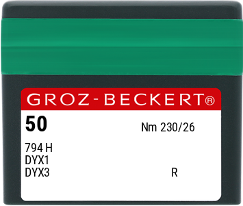 Groz-Beckert DYX3 Industrial Sewing Machine Needle — Pack of 10 - Image 2 of 2