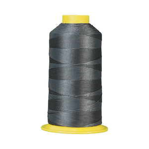 Speedway Bonded Nylon 6 Thread Tex 135 (Size 138) — 1,000 m Cone (1,094 yds) — Dark grey346 Tex 135