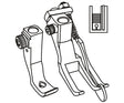 GR367 right guide walking foot presser foot diagram