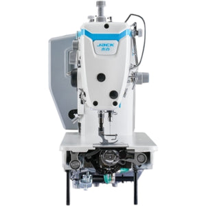 JACK A5E-B (A.M.H 2) AI Material Recognition Unlock the Potential of All Fabrics Single Needle Direct Drive Fully Automatic Drop Feed Lockstitch Industrial Sewing Machine Complete Assembled with Table and Stand Included