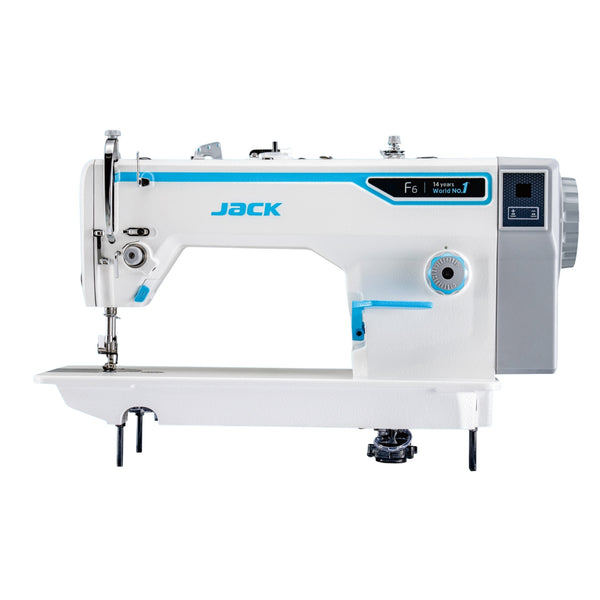 JACK® F6 – Single Needle Direct Drive Lockstitch Machine – Complete Setup, Table & Stand Included