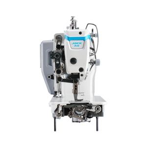 Jack H7-C industrial sewing machine head and control panel — AI material recognition