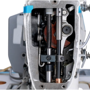 JACK JK-5559F-W Single Needle Lockstitch with Trimmer and Automatic Functions Complete Assembled, Table and Stand Included