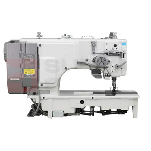 JACK® JK-58750J-A-105 Double Needle Split-Bar Lockstitch Machine – Complete Setup, Table & Stand Included - Image 2 of 8