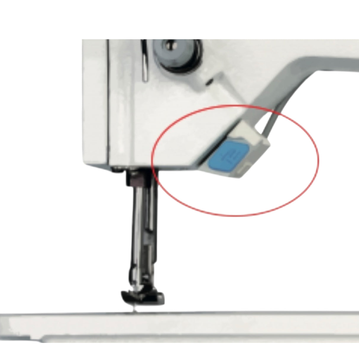 JACK 20U53 Single Needle Lockstitch Straight and Zig-Zag  Sewing Machine Assembled with Direct Drive Servo Motor, Table and Stand Included