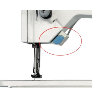 JACK 20U53 Single Needle Lockstitch Straight and Zig-Zag  Sewing Machine Assembled with Direct Drive Servo Motor, Table and Stand Included