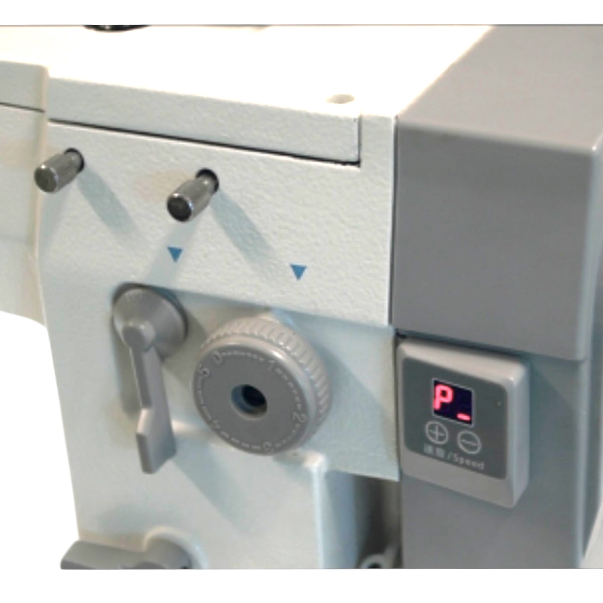 JACK 20U53 Single Needle Lockstitch Straight and Zig-Zag  Sewing Machine Assembled with Direct Drive Servo Motor, Table and Stand Included