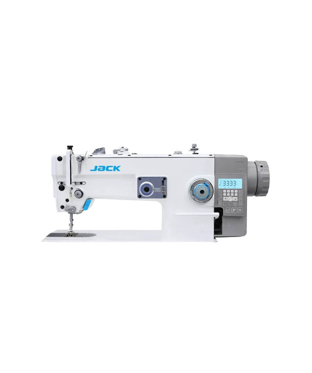 JACK JK-1530D-CQ Direct Drive. Sewing machine with a white and gray color scheme