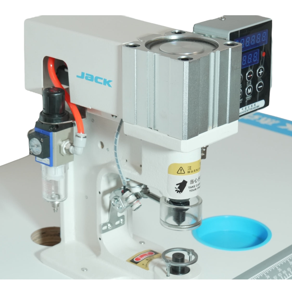 JACK® JK-2808 Pneumatic Snap Button Attaching Machine Complete Set Assembled