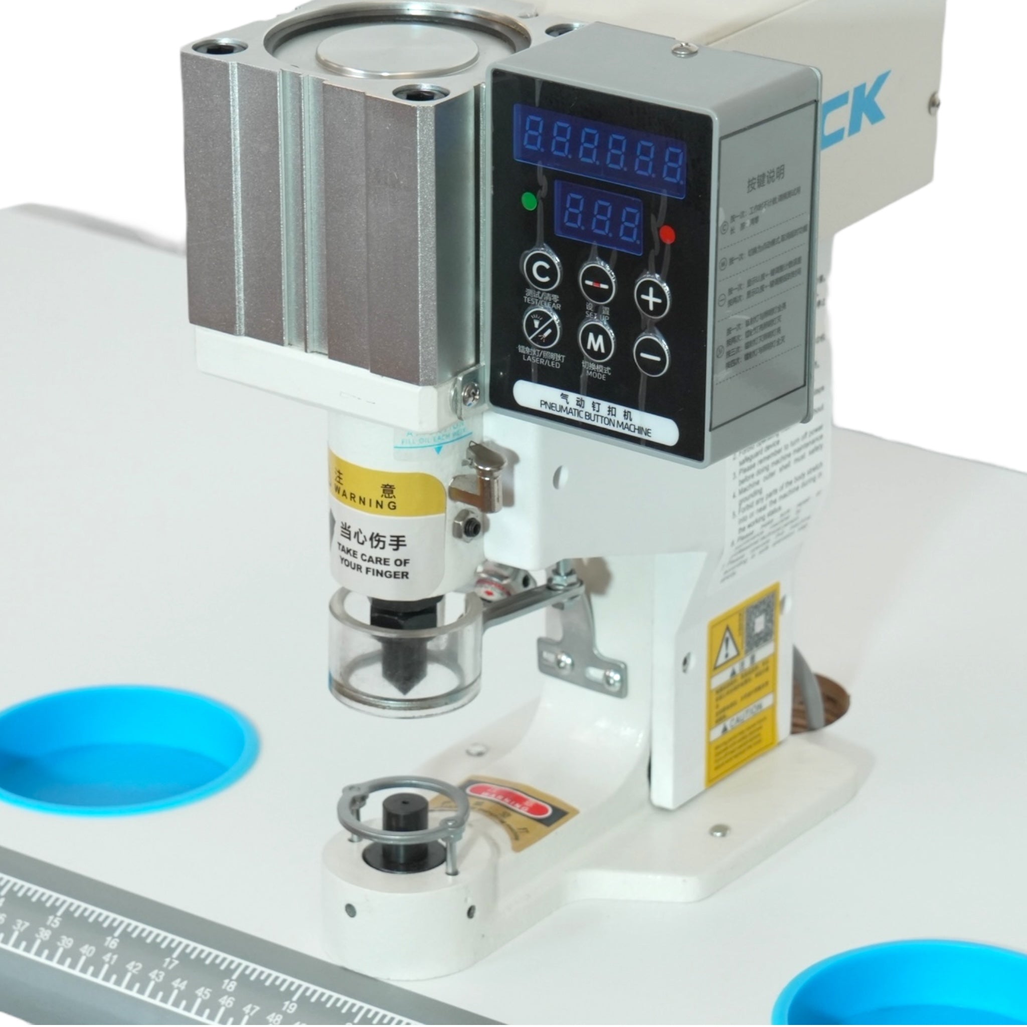 JACK® JK-2808 – Pneumatic Snap Button Attaching Machine – Complete