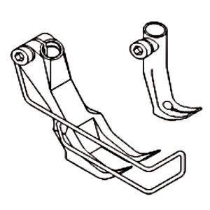 KP367W wide walking foot – technical diagram