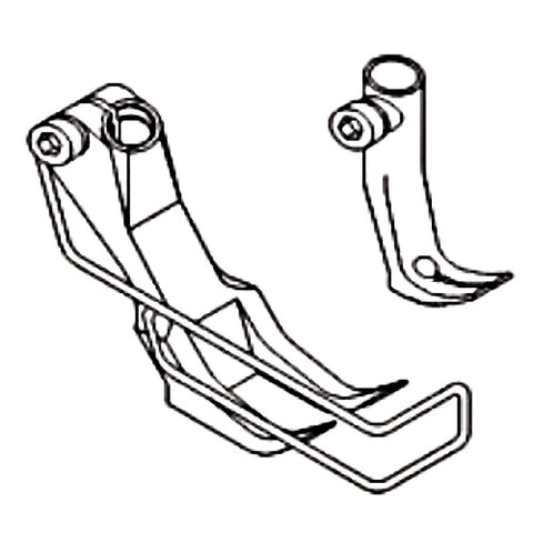 KP367W wide walking foot – technical diagram