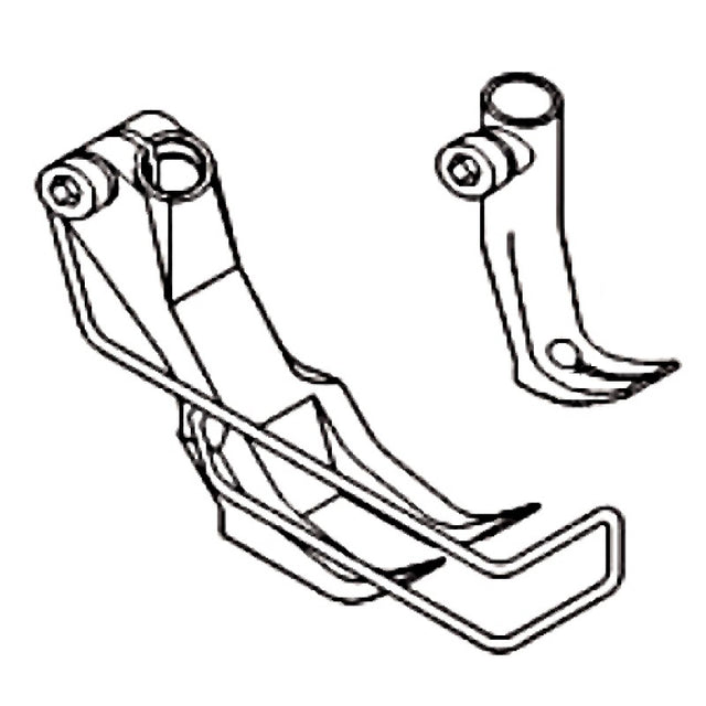 KP367W wide walking foot – technical diagram