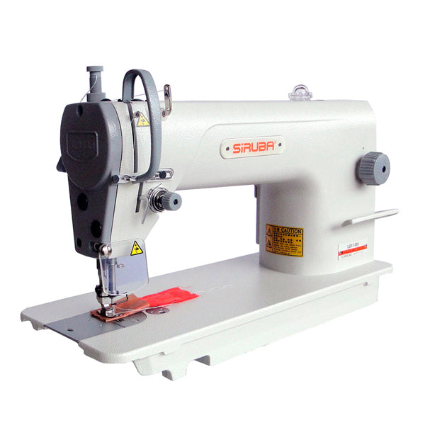 SIRUBA L917-H1 Single Needle Lockstitch Industrial Sewing Machine with Servo Motor, Table and Stand Included