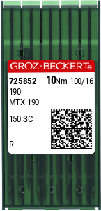 Groz-Beckert MTX190 Industrial Sewing Machine Needle — Pack of 10