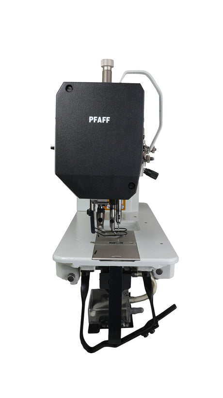 PFAFF 1245 Single Needle Heavy Duty Unison Feed Walking Foot Sewing Machine Assembled with Servo Motor, Table and Stand Included