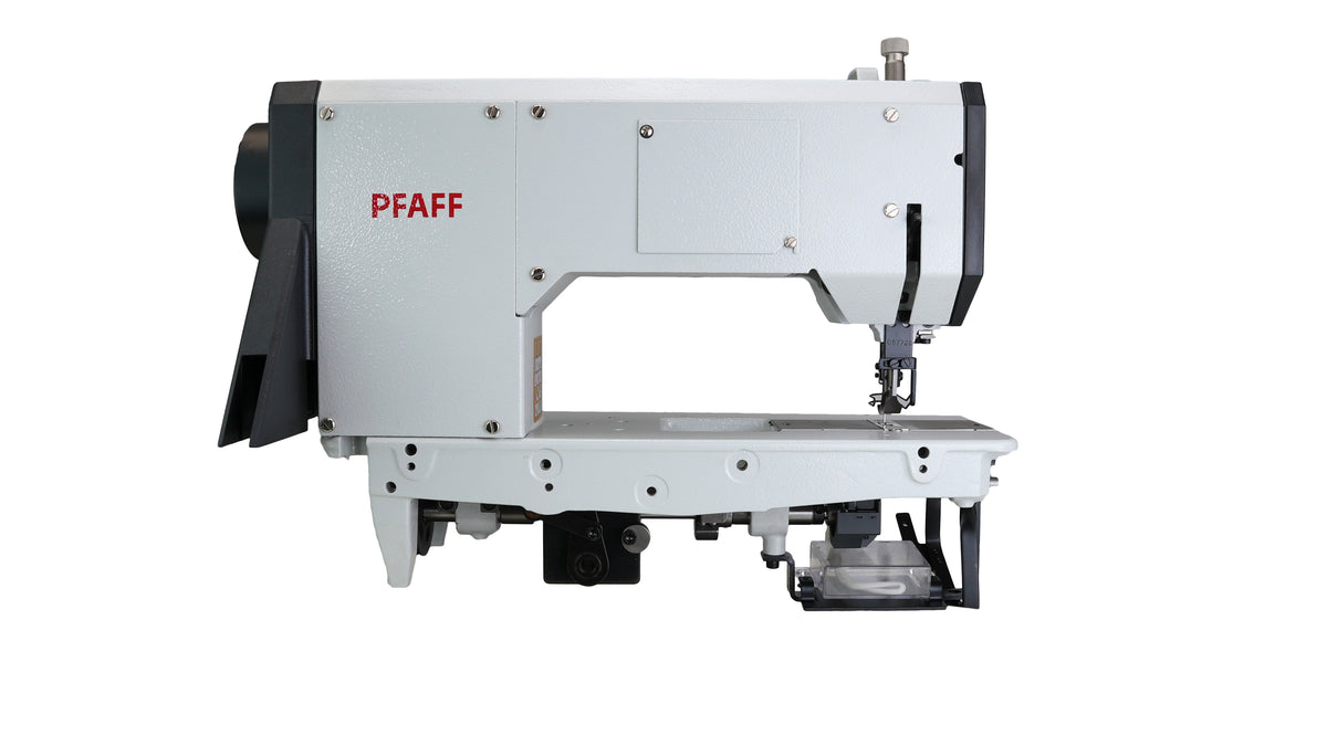 PFAFF 1245 Single Needle Heavy Duty Unison Feed Walking Foot Sewing Machine Assembled with Servo Motor, Table and Stand Included