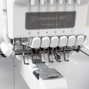 BROTHER PR-680W – 6-Needle Computerized Embroidery Machine – Complete Setup
