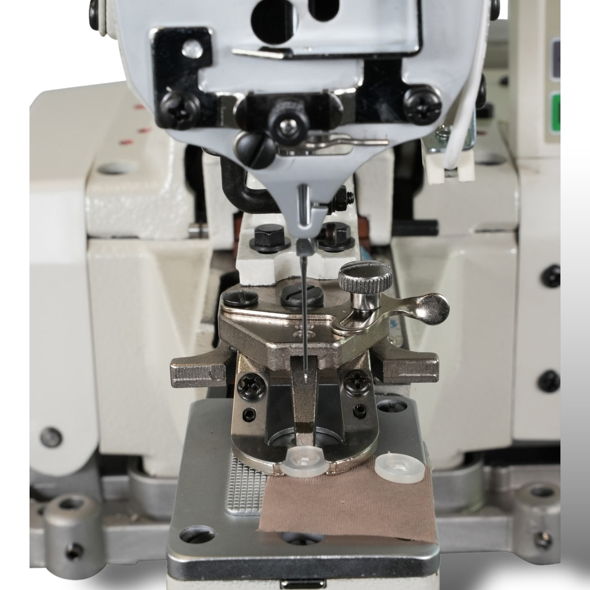 SPEEDWAY SW 373 D Chainstitch Buttonsew Machine With Integrated Motor Assembled with Table and Stand Included With Wheels