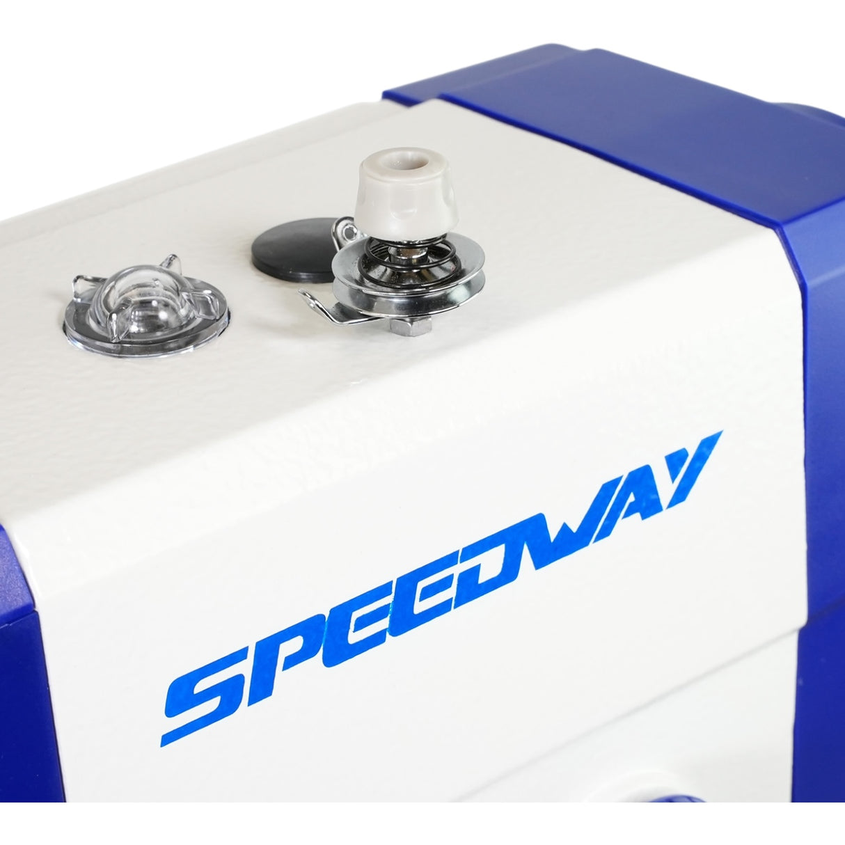 SPEEDWAY SW 8700 D Máquina de coser industrial de pespunte de una sola aguja con servomotor, mesa y soporte incluidos con ruedas