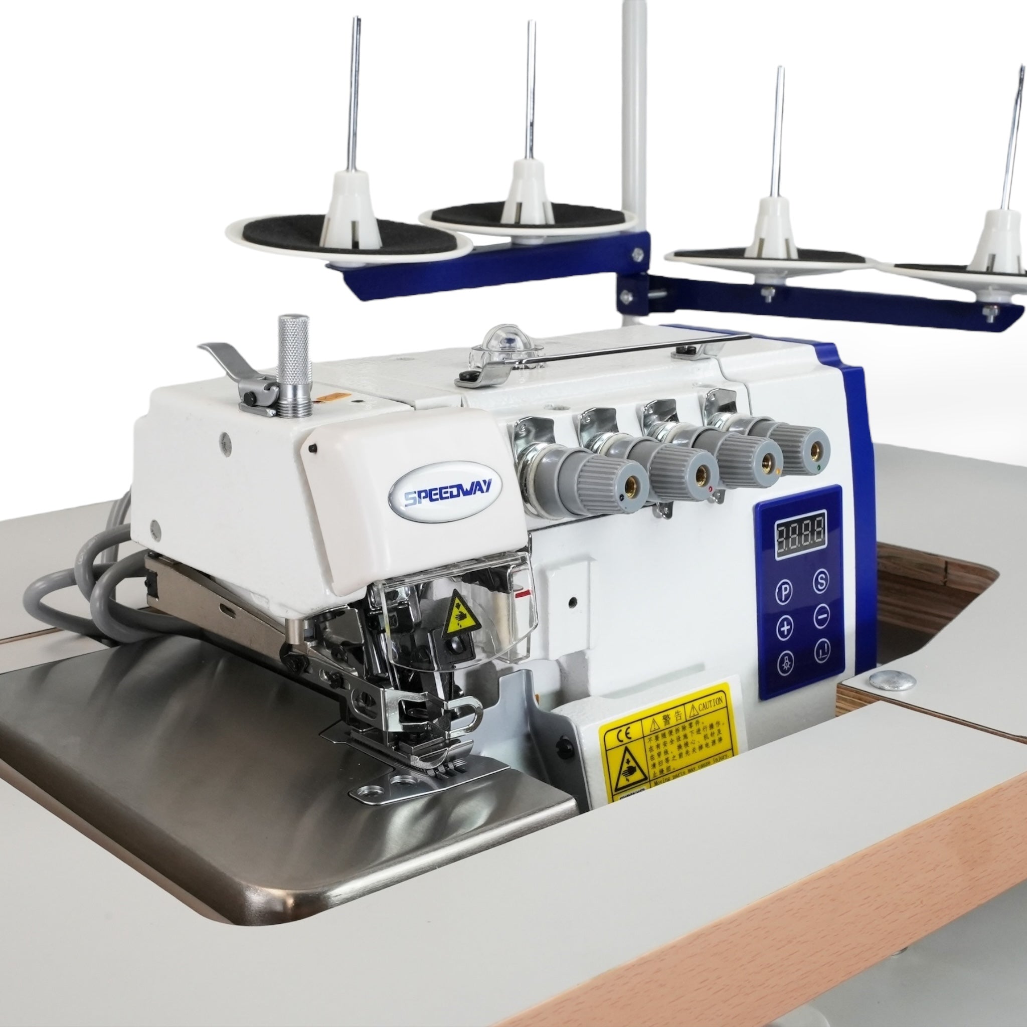 SPEEDWAY® SW 747 e – 4-Thread Direct Drive Overlock Machine