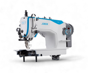 JACK H2-Z-CZ Single Needle Direct Drive Top and Bottom Feed Walking Foot Sewing Machine Assembled with Table and Stand Included