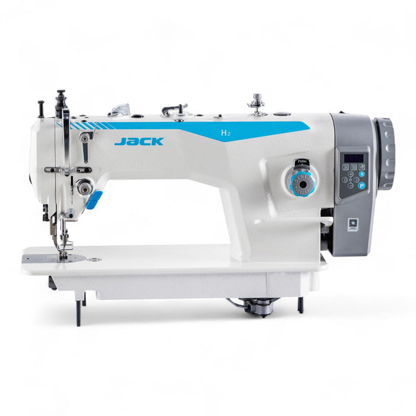 JACK® H2-Z-CZ – Single Needle Top & Bottom Feed Walking Foot Machine – Complete Setup, Table & Stand Included