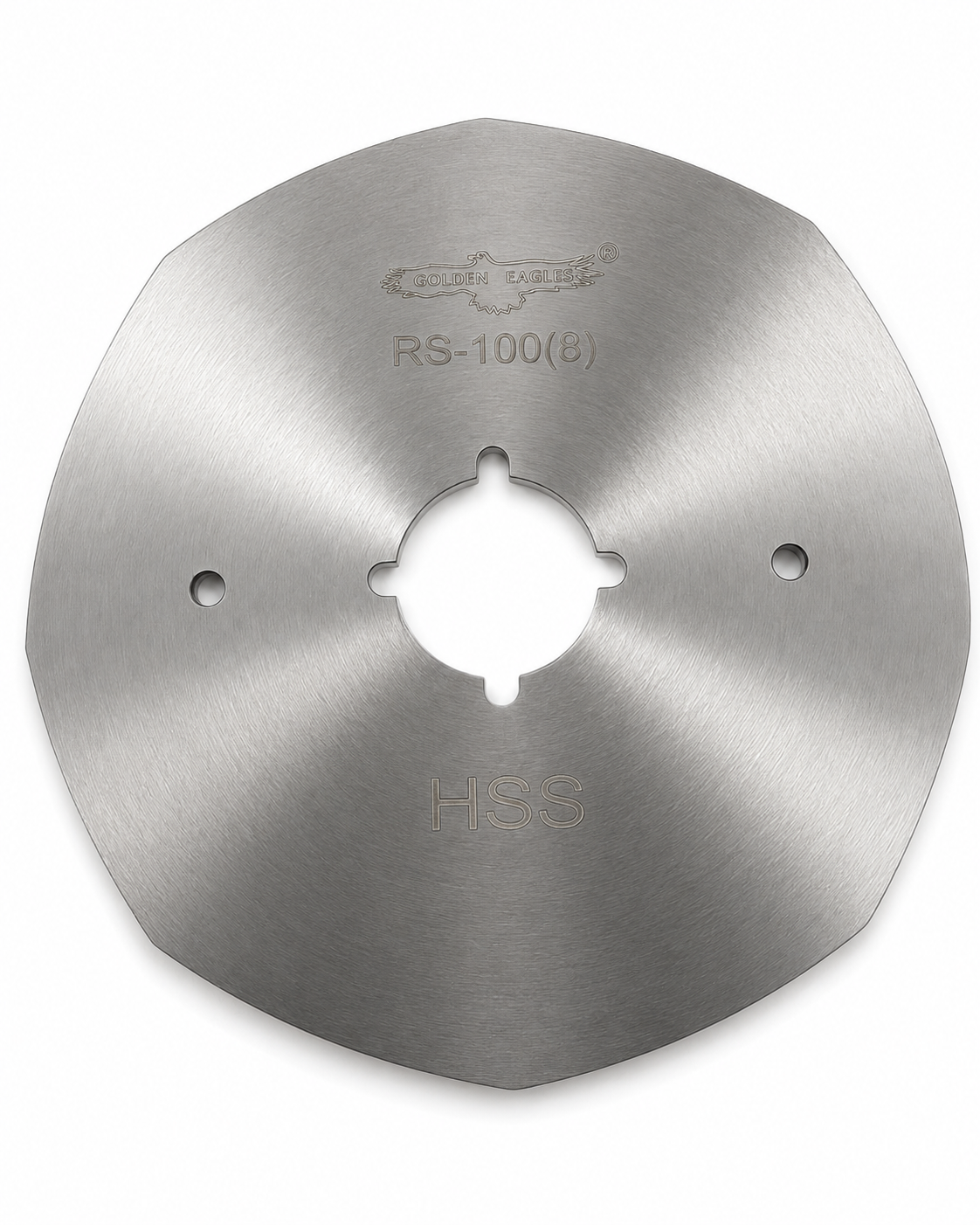 Cuchilla rotativa octagonal HSS de 4 pulgadas RS-100-8 para Speedway SP100DD y cortadoras manuales de 4" — Cuchilla de repuesto genérica de acero rápido