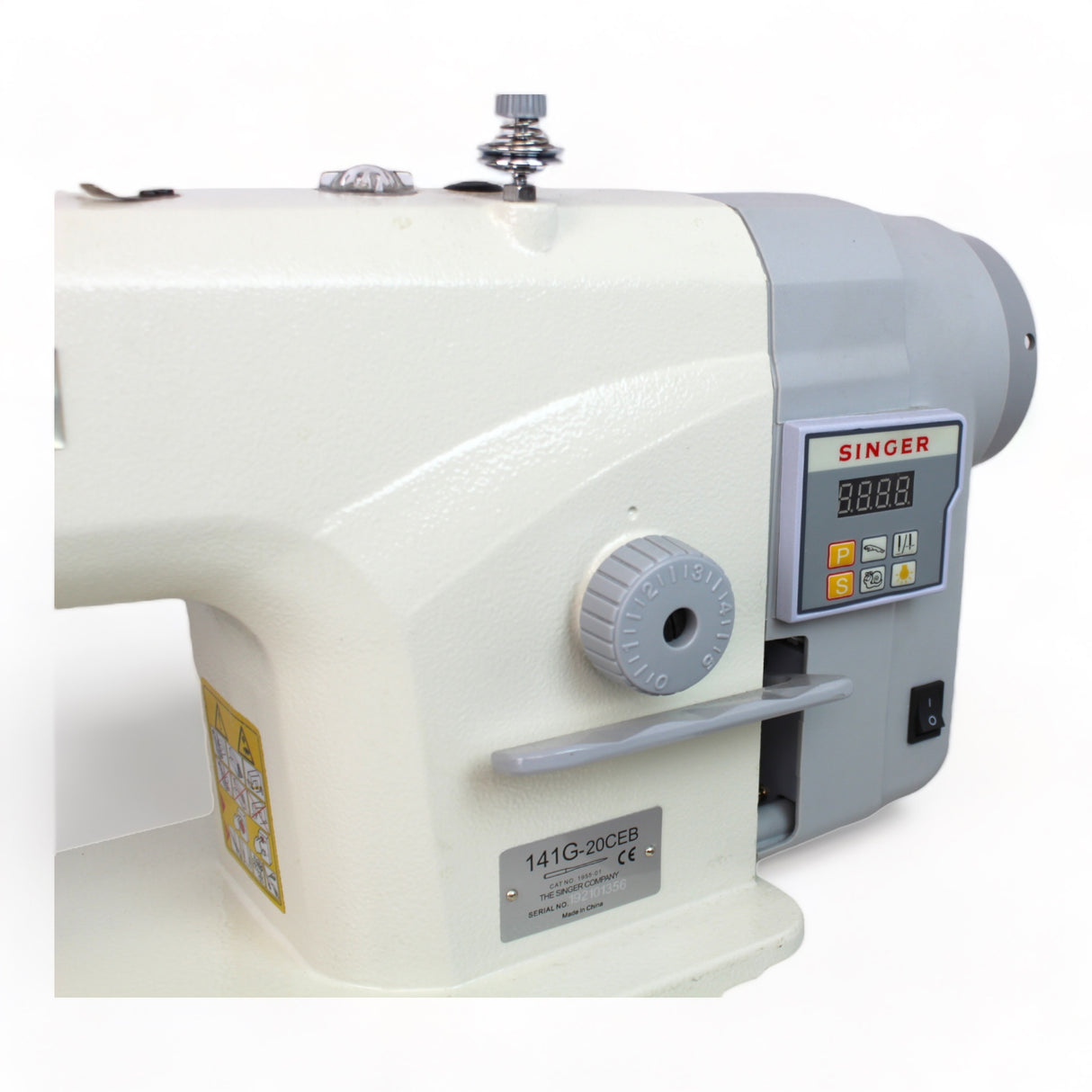 SINGER 141G-20 Single Needle. Sewing machine on a white background