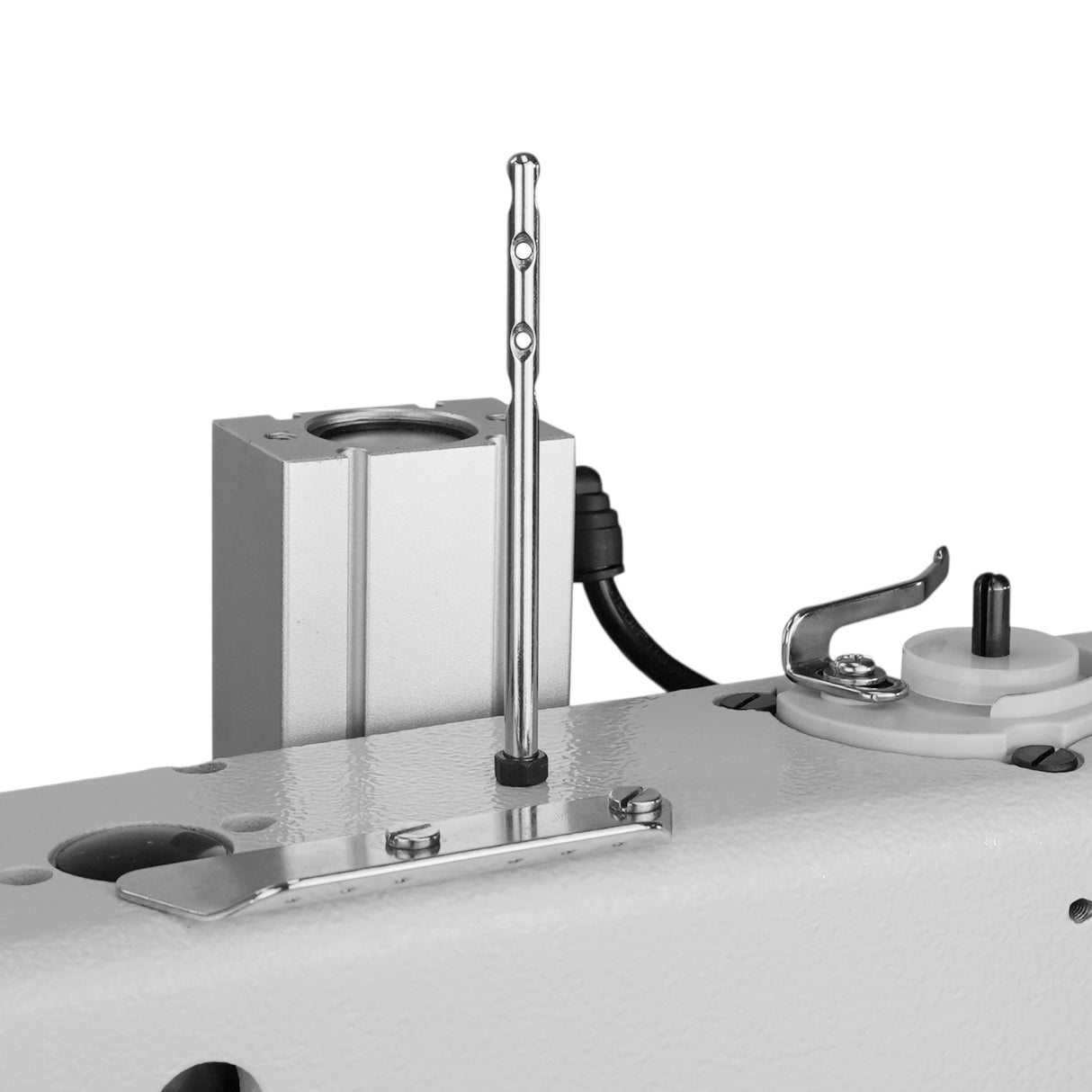SPEEDWAY SW-4400-L30 Single Needle 30" Long Arm Heavy Duty Unison Feed Walking Foot Sewing Machine Assembled with Servo Motor, Table and Stand