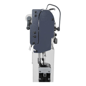 SPEEDWAY SW 82440-45-R1 Post Bed Single Needle Walking Foot Heavy Duty Unison Feed Walking Foot Sewing Machine Assembled with Servo Motor, Table and Stand Included