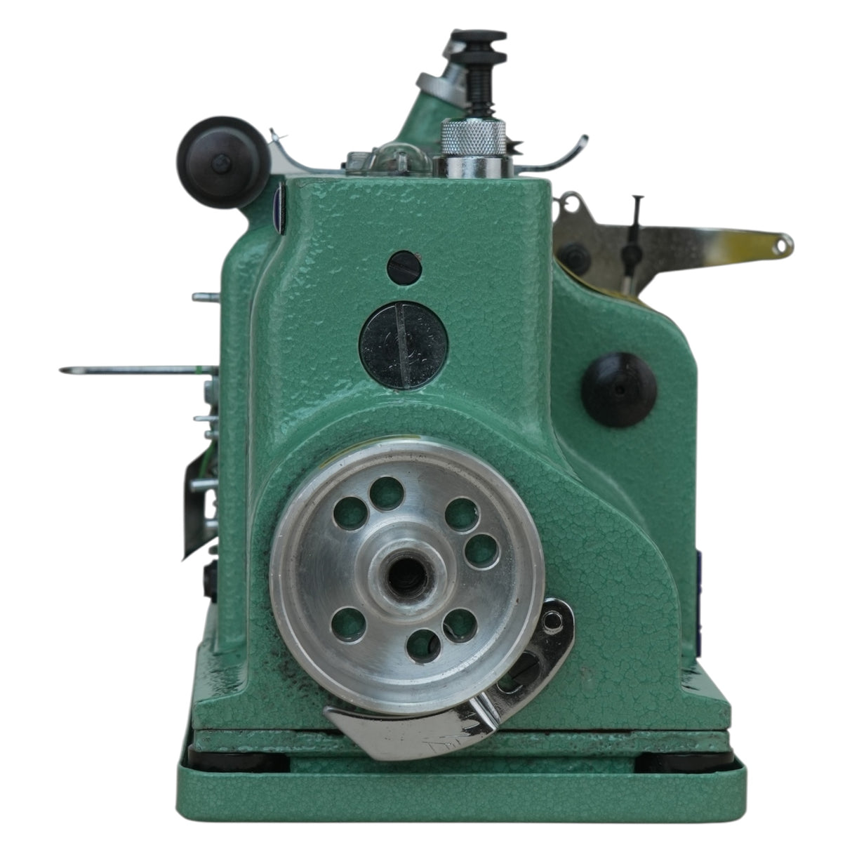 SPEEDWAY® SW 3U 3 Thread Emblem Edge Embroidery Patching Overlock Machine with Smart Automatic Material Adjustment Assembled with Table and Stand Included