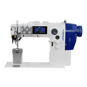 SPEEDWAY® DECO 2780 Double Needle Post Bed Decorative Stitch Heavy Duty Unison Feed Walking Foot Sewing Machine Assembled with Table and Stand Included