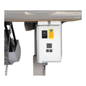 SPEEDWAY SW008-12064P/VWL 12-Needle Chainstitch Industrial Sewing Machine Assembled with Servo Motor, Table and Stand Included