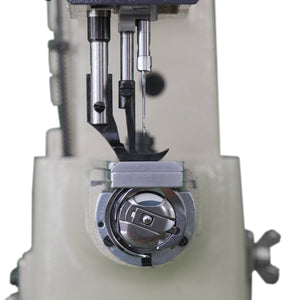 SPEEDWAY SW 246A Cylinder Bed Single Needle Unison Feed Lockstitch Industrial Sewing Machine with Double Capacity Hook - Complete Setup, Table, Stand Included
