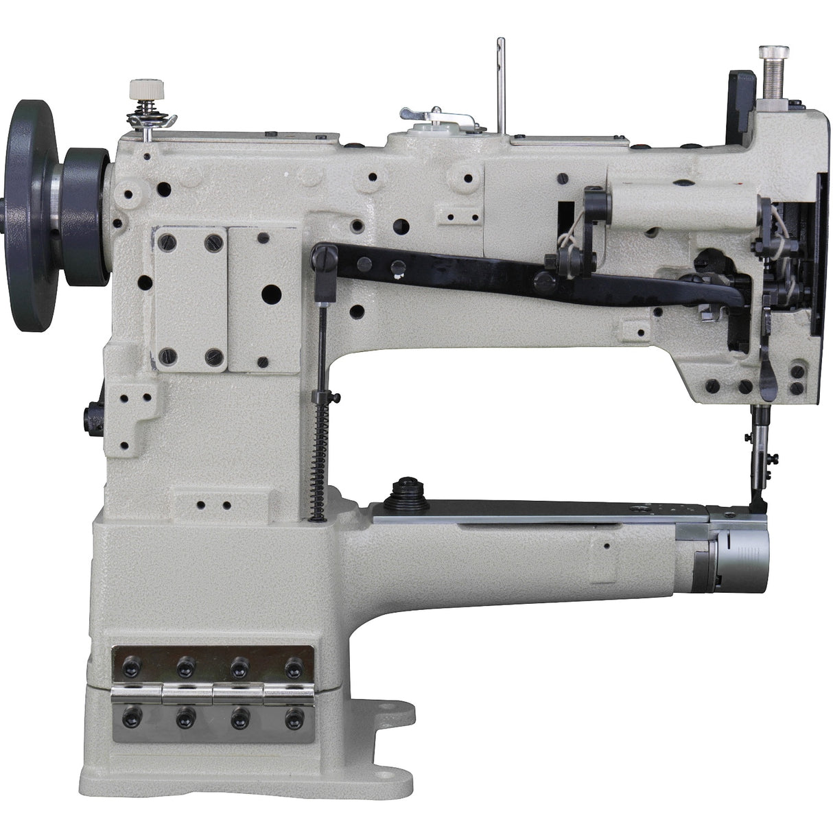 SPEEDWAY SW 246A Cylinder Bed Single Needle Unison Feed Lockstitch Industrial Sewing Machine with Double Capacity Hook - Complete Setup, Table, Stand Included