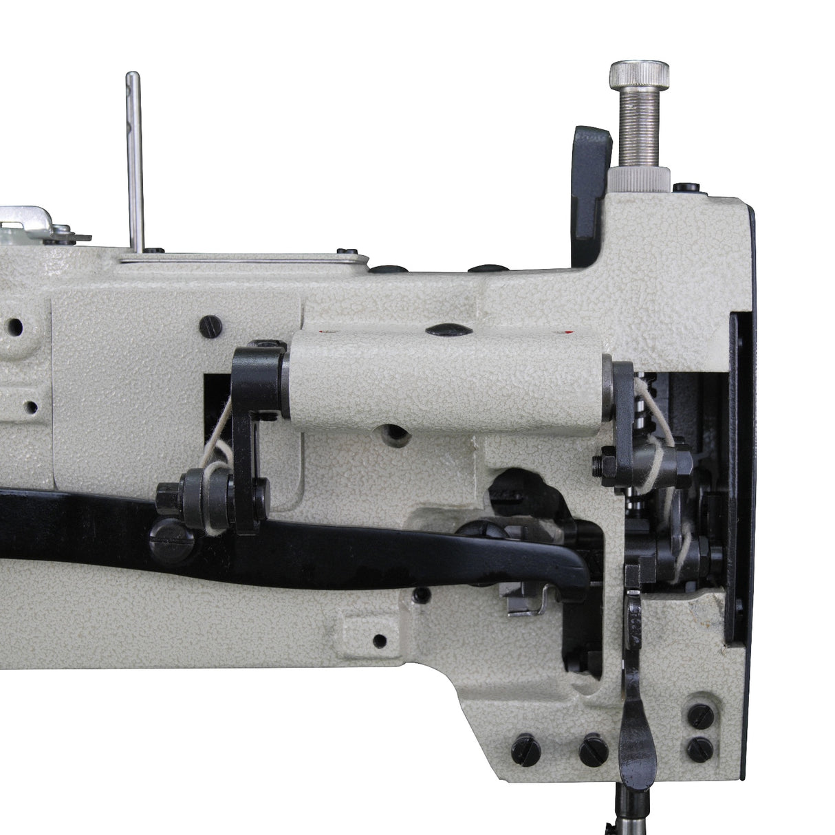 SPEEDWAY SW 246A Cylinder Bed Single Needle Unison Feed Lockstitch Industrial Sewing Machine with Double Capacity Hook - Complete Setup, Table, Stand Included
