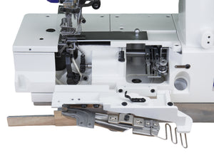 SPEEDWAY® SW 562/02BB – 3-Needle Flatbed Coverstitch for Binding – Complete Setup, Table & Stand Included
