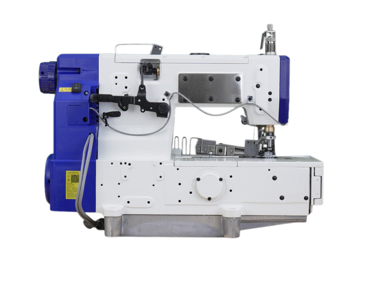 SPEEDWAY® SW 562/02BB – 3-Needle Flatbed Coverstitch for Binding – Complete Setup, Table & Stand Included