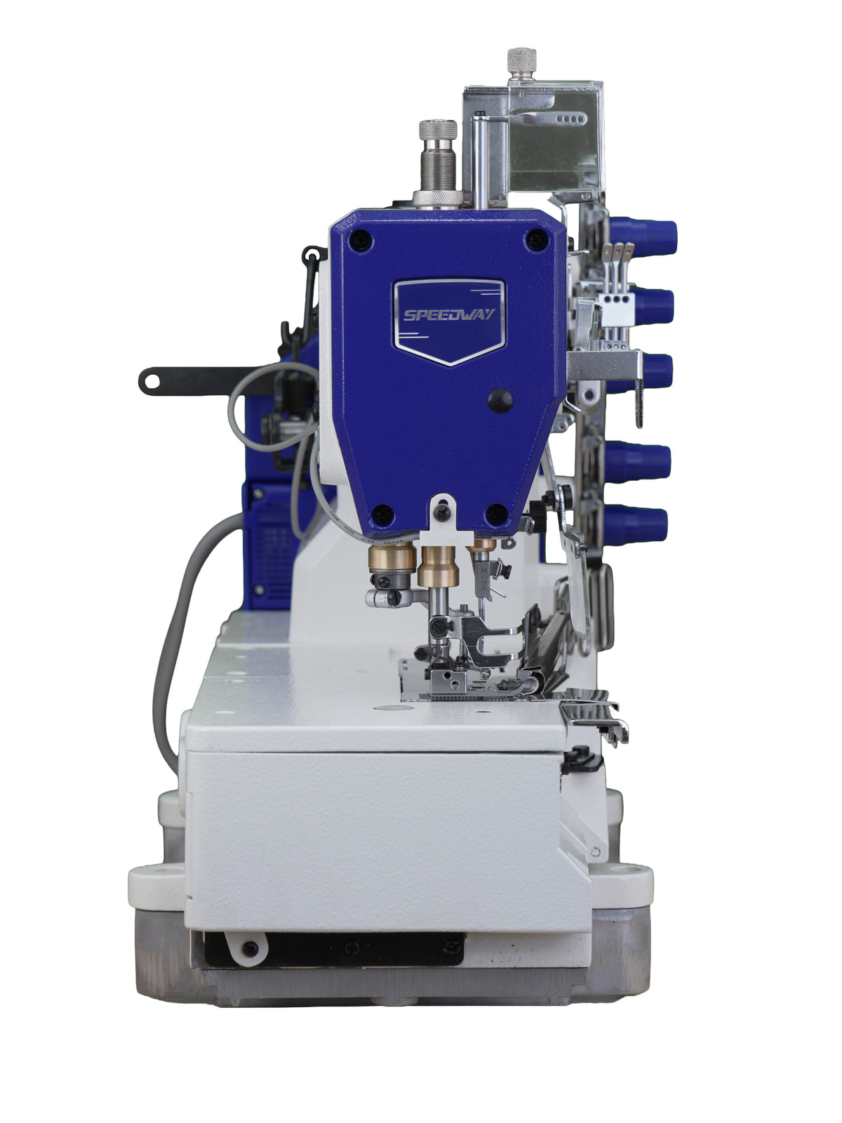 SPEEDWAY® SW 562/02BB – 3-Needle Flatbed Coverstitch for Binding – Complete Setup, Table & Stand Included