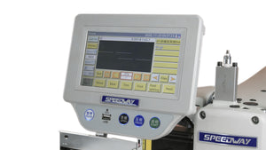 SPEEDWAY SW 800-13090XH-AB Máquina de costura de patrones CNC extra pesada 1300×900 mm con cambiador automático de bobina – Unidad CNC completa