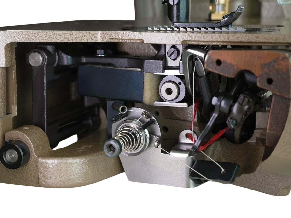 SPEEDWAY® SW 81200AC – Single Needle 3-Thread Heavy Duty Carpet Overedging Serging Machine with 12mm Seam Width & Inner Turn Capability for Rugs, Car Mats & Area Carpets – Complete Setup, Table & Stand Included