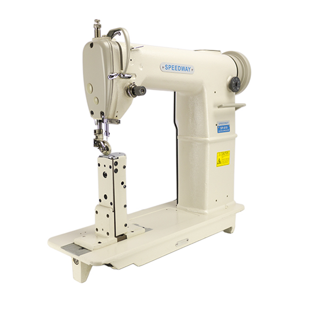 SPEEDWAY SW-810 Single Needle Post-bed Lockstitch Industrial Sewing Machine with Servo Motor, Table and Stand Included