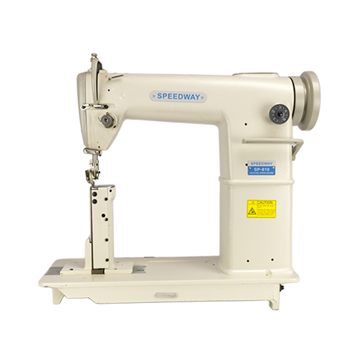 SPEEDWAY SW-810 Single Needle Post-bed Lockstitch Industrial Sewing Machine with Servo Motor, Table and Stand Included